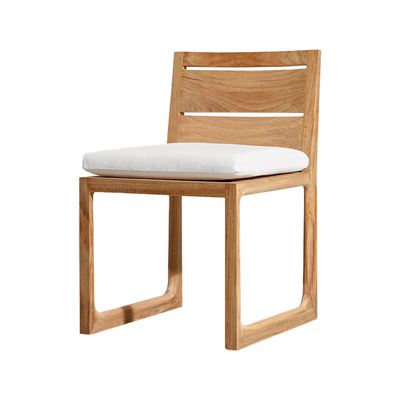 Traditional Outdoor Chair Teak Outdoor Bistro Chair Solid Wood Chair