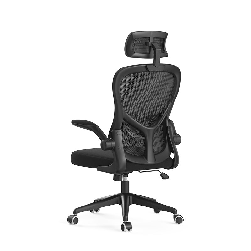 Modern Padded Arms Chair Tilt Mechanism No Distressing Ergonomic Desk Chair