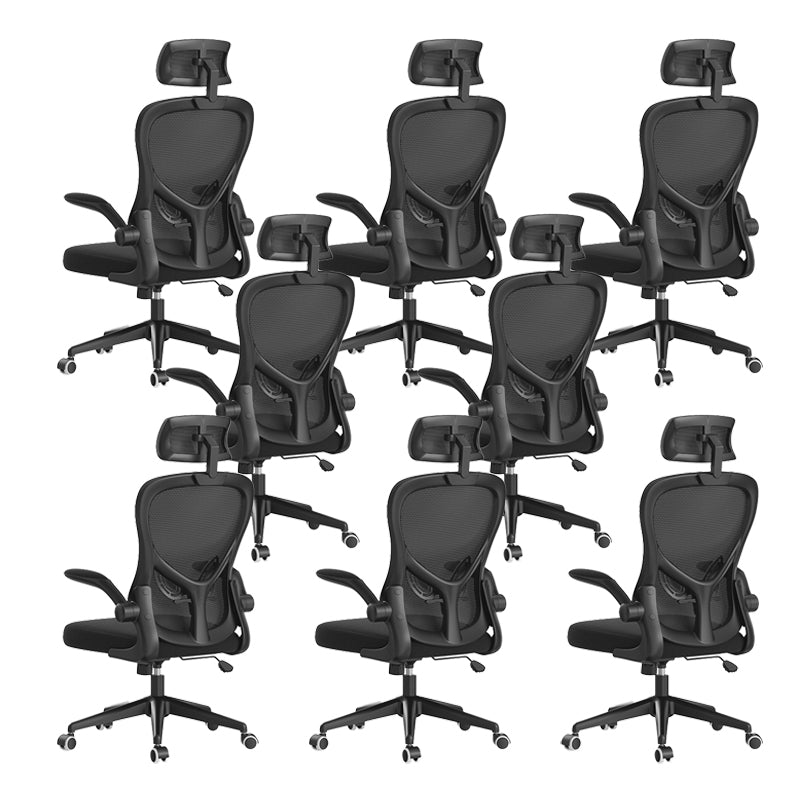 Modern Padded Arms Chair Tilt Mechanism No Distressing Ergonomic Desk Chair