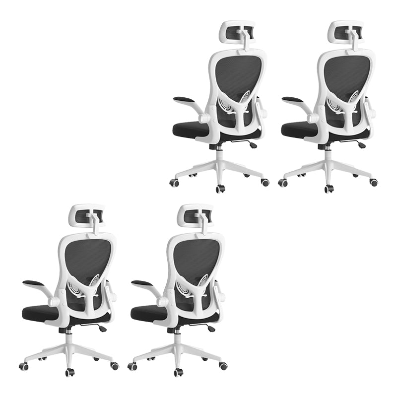 Modern Padded Arms Chair Tilt Mechanism No Distressing Ergonomic Desk Chair