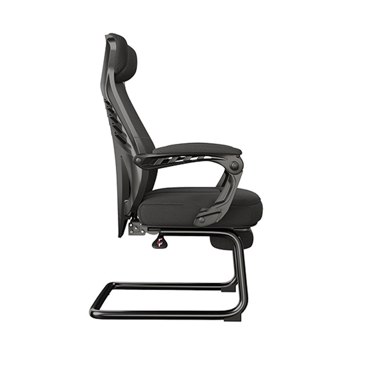 Modern Ergonomic No Wheels Arm Chair High Back Fixed Arms Office Desk