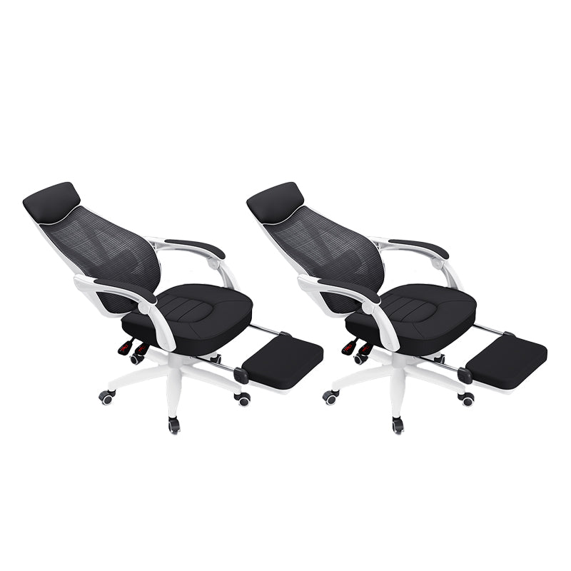 Padded Arms Office Chair Modern No Distressing Ergonomic Desk Chair with Wheels