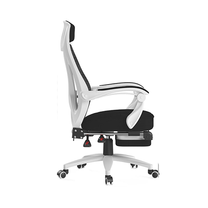 Padded Arms Office Chair Modern No Distressing Ergonomic Desk Chair with Wheels