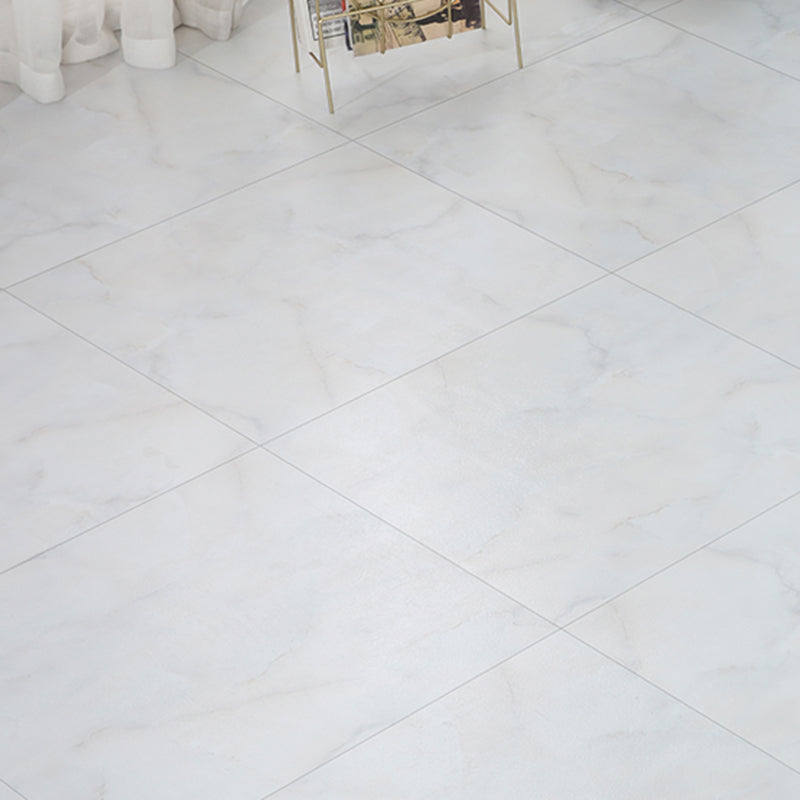 Peel and Stick PVC Flooring Smooth Marble Look Fireproof Vinyl Flooring