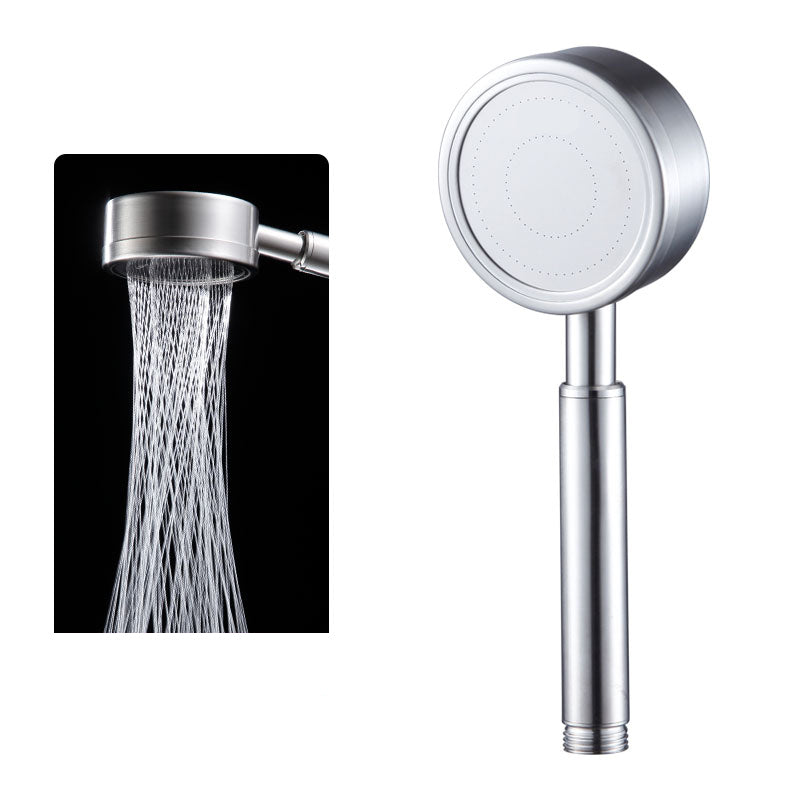 Round Water Filtration Hand Shower Medium Flow Stainless Steel Hand Shower