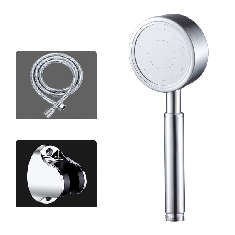 Round Water Filtration Hand Shower Medium Flow Stainless Steel Hand Shower