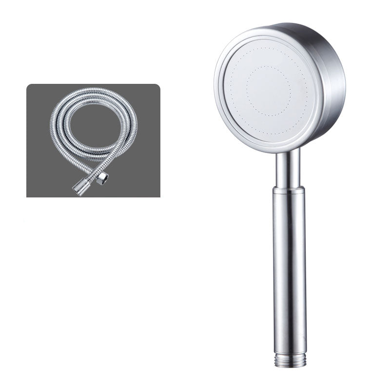 Round Water Filtration Hand Shower Medium Flow Stainless Steel Hand Shower