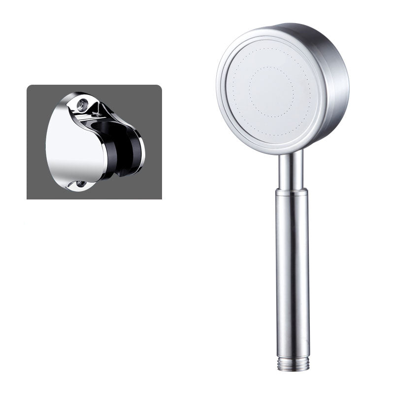 Round Water Filtration Hand Shower Medium Flow Stainless Steel Hand Shower