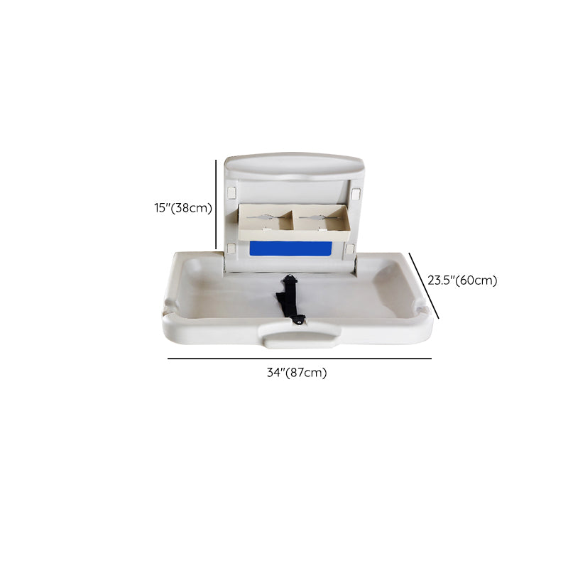 Plastic Baby Changing Table Modern Changing Table with Safety Rails