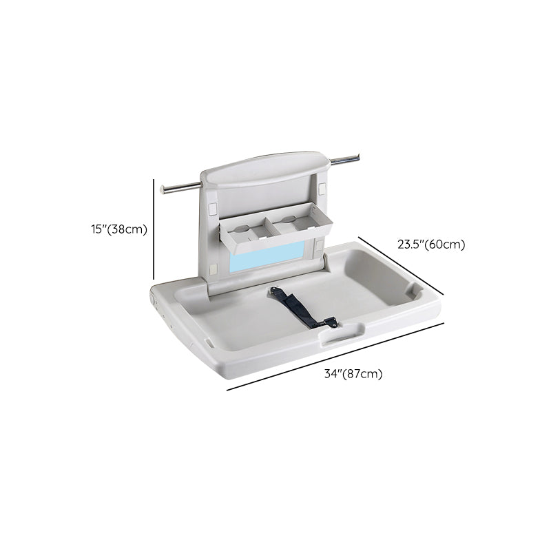 Plastic Baby Changing Table Modern Changing Table with Safety Rails