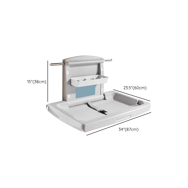 Plastic Baby Changing Table Modern Changing Table with Safety Rails