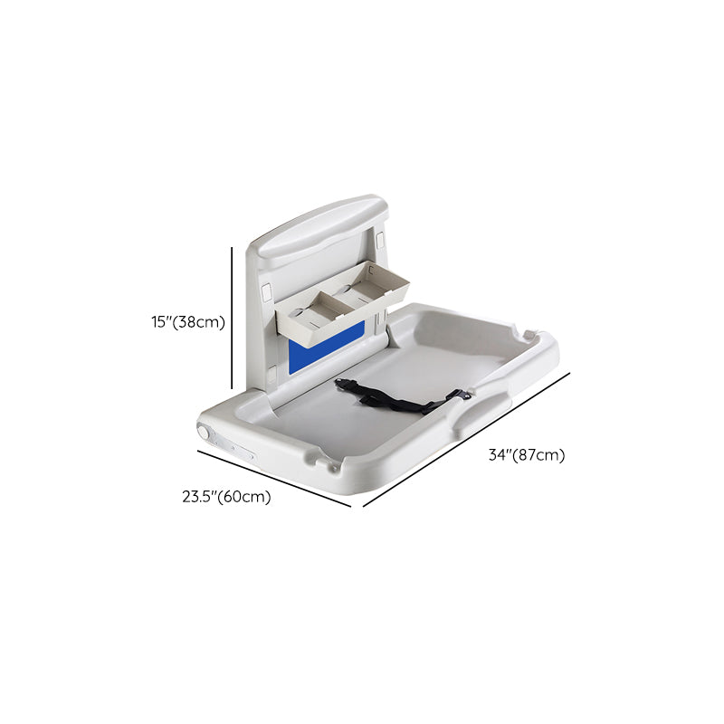 Plastic Baby Changing Table Modern Changing Table with Safety Rails