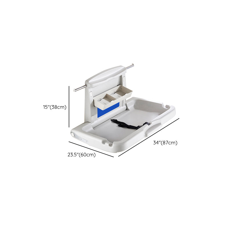 Plastic Baby Changing Table Modern Changing Table with Safety Rails