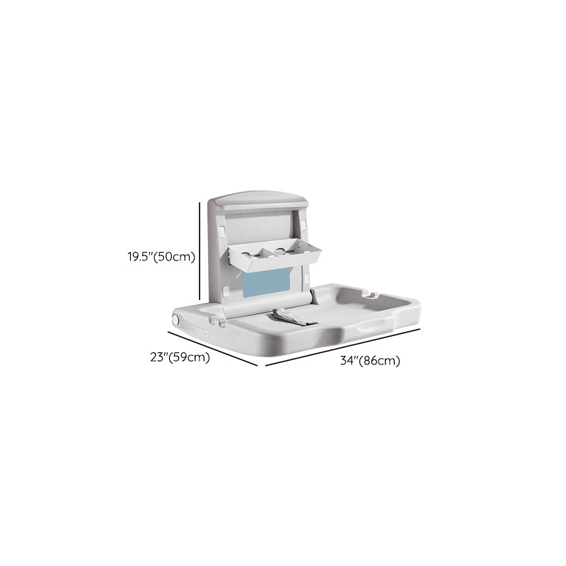 Plastic Baby Changing Table Modern Changing Table with Safety Rails