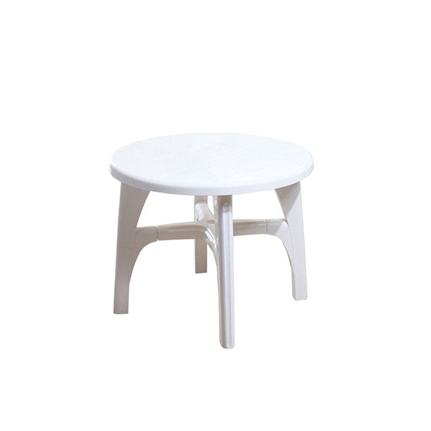 Modern Waterproof Geometric Courtyard Table Plastic Base Outdoor Table