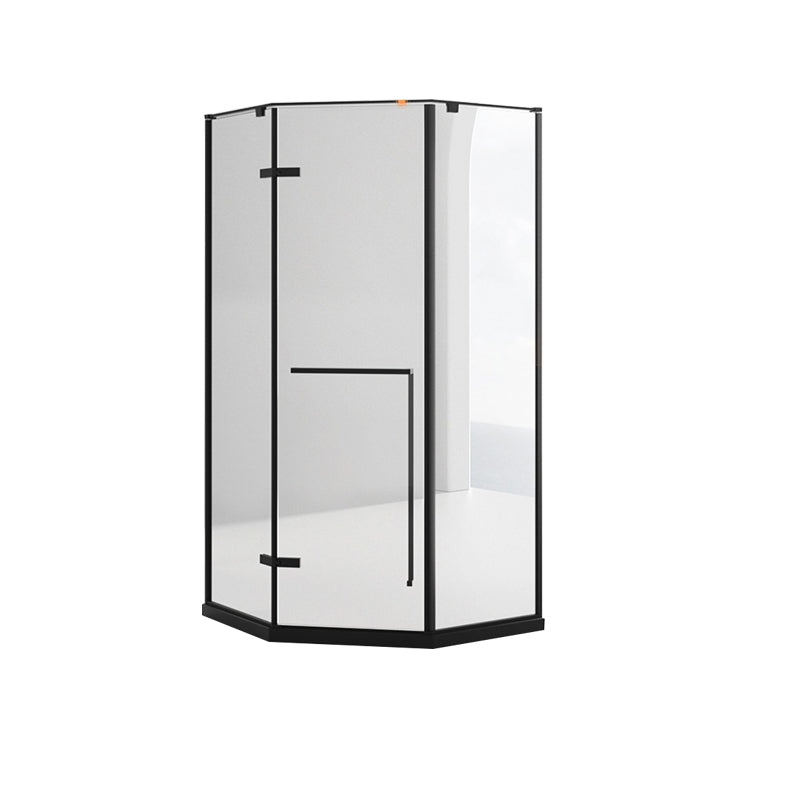 Neo-Angle Tempered Glass Shower Enclosure Black Framed Shower Enclosure