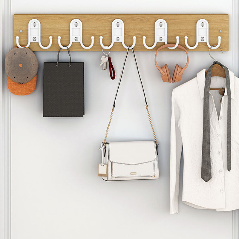 Contemporary Clothes Hanger Wall Mounted Coat Rack with Coat Hooks