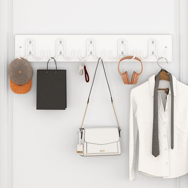 Contemporary Clothes Hanger Wall Mounted Coat Rack with Coat Hooks