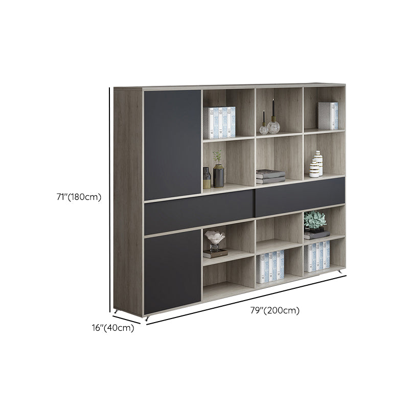 Modern Filing Cabinet Wood Lateral File Cabinet with Locking Storage