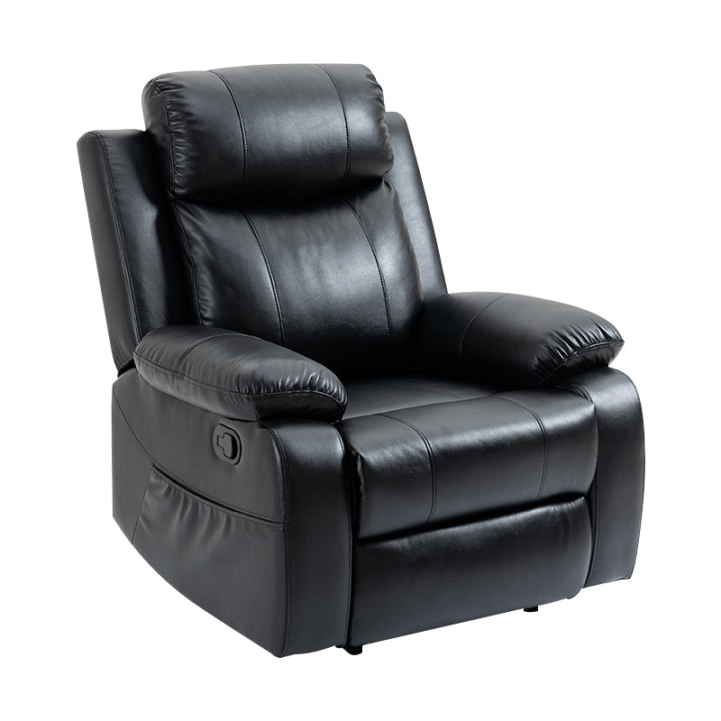 Contemporary Standard Recliner Metal Solid Color Rocker Manual-Push Botton