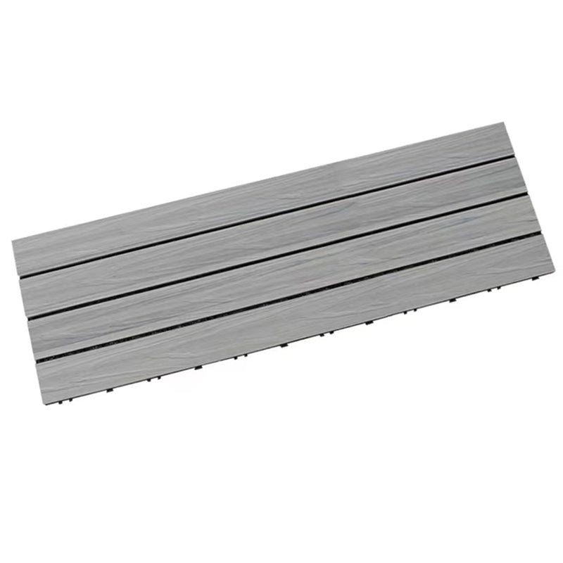 Outdoor Floor Board Stripe Composite Waterproof Square Deck Plank