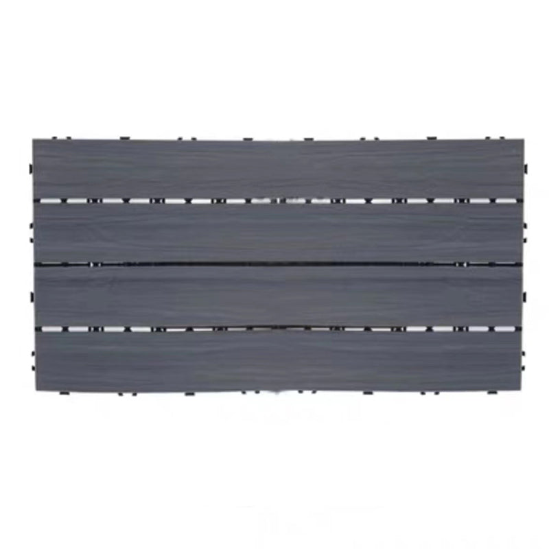 Outdoor Floor Board Stripe Composite Waterproof Square Deck Plank