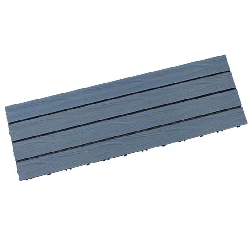 Outdoor Floor Board Stripe Composite Waterproof Square Deck Plank