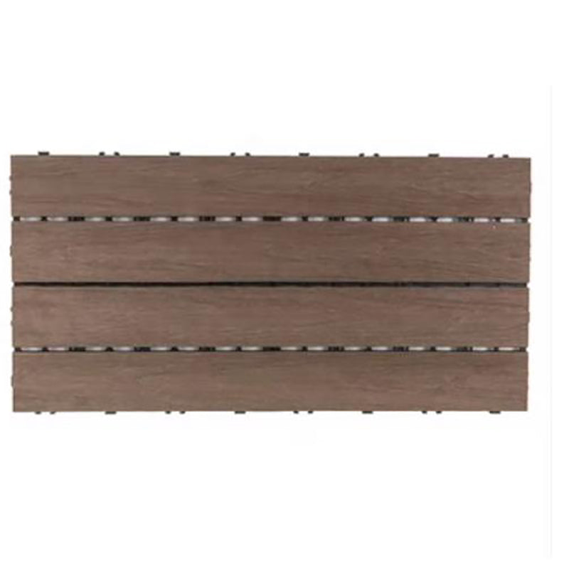 Outdoor Floor Board Stripe Composite Waterproof Square Deck Plank