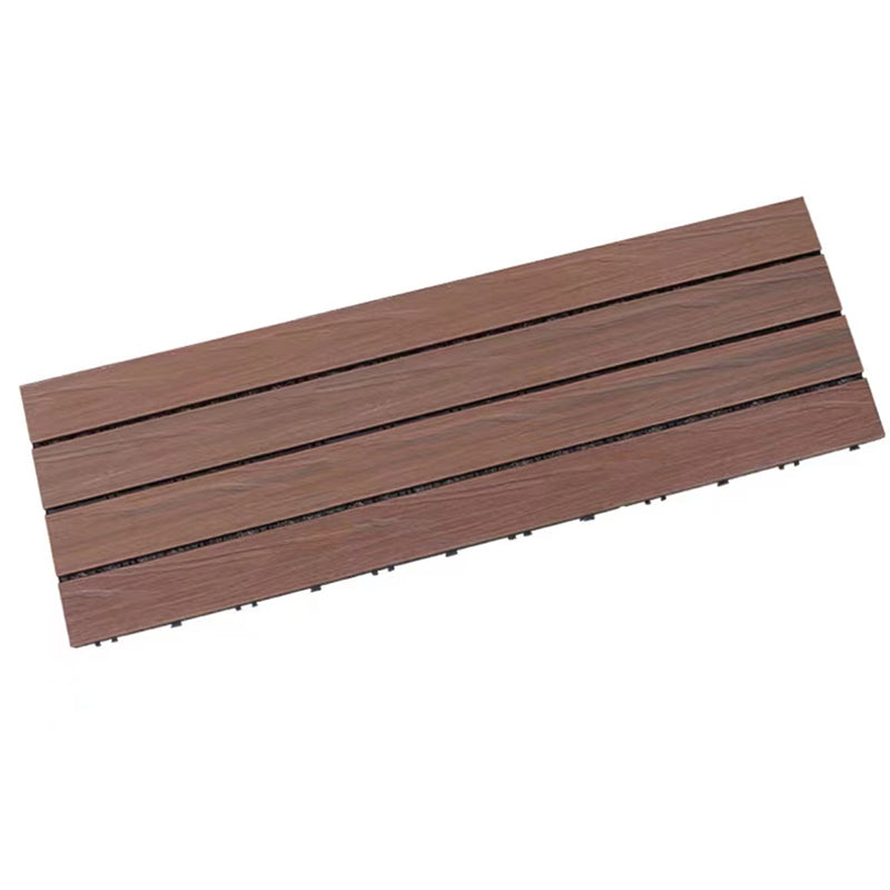 Outdoor Floor Board Stripe Composite Waterproof Square Deck Plank