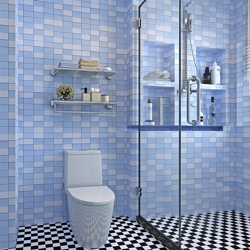 Colorful Mosaic Peel & Stick Tile Water-resistant Shower Wallpaper