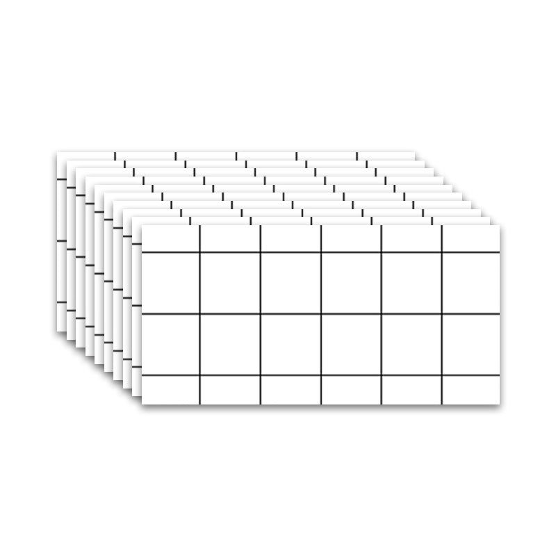 Brick Joint Peel & Stick Tile  12" x 24" Rectangular PVC Wallpaper