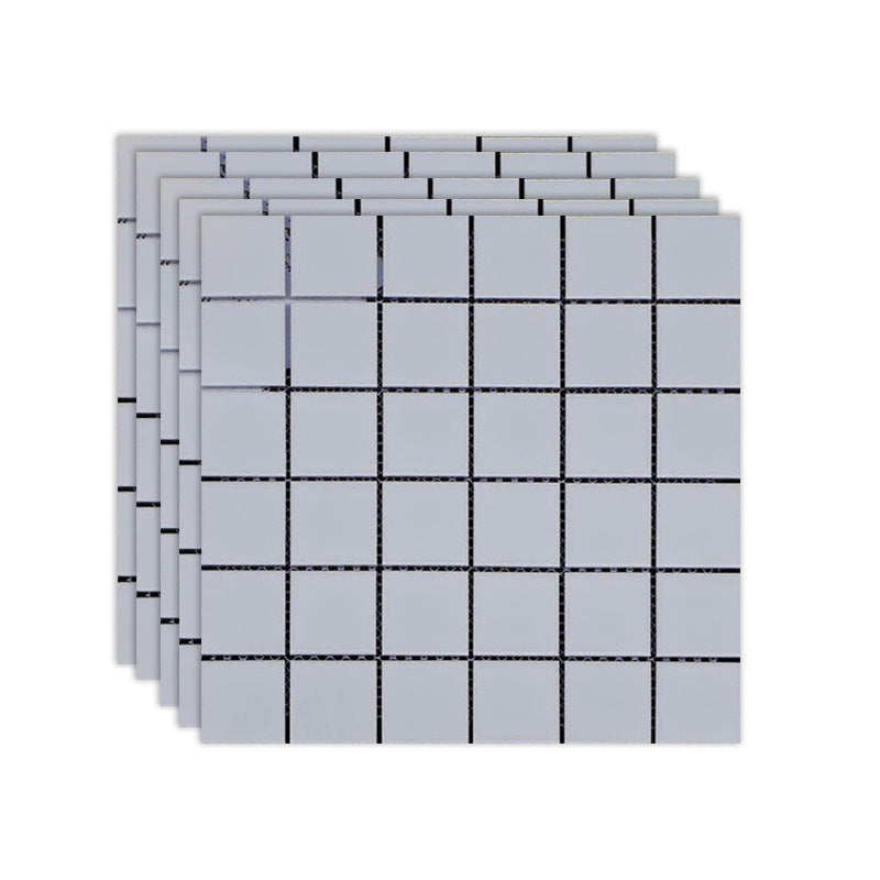 Black and White Wall Tile Mixed Material Mosaic Sheet Wall & Floor Tile