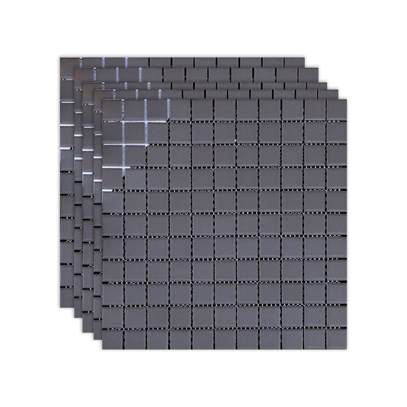 Black and White Wall Tile Mixed Material Mosaic Sheet Wall & Floor Tile