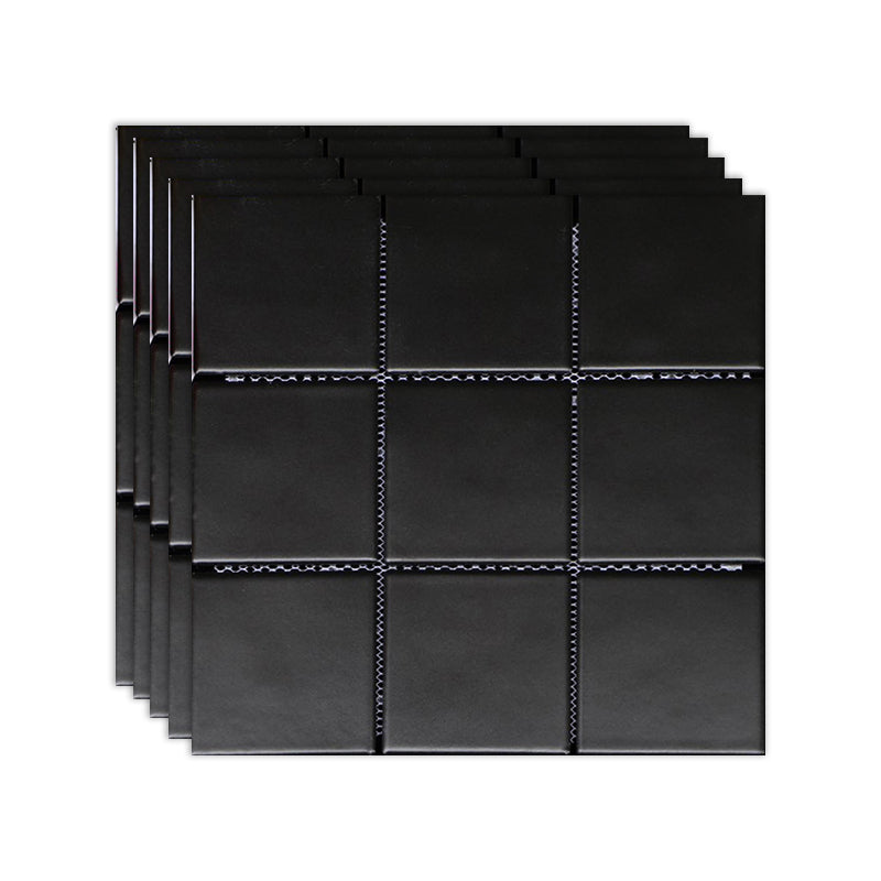 Black and White Wall Tile Mixed Material Mosaic Sheet Wall & Floor Tile