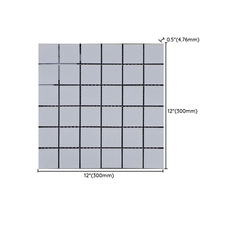 Black and White Wall Tile Mixed Material Mosaic Sheet Wall & Floor Tile