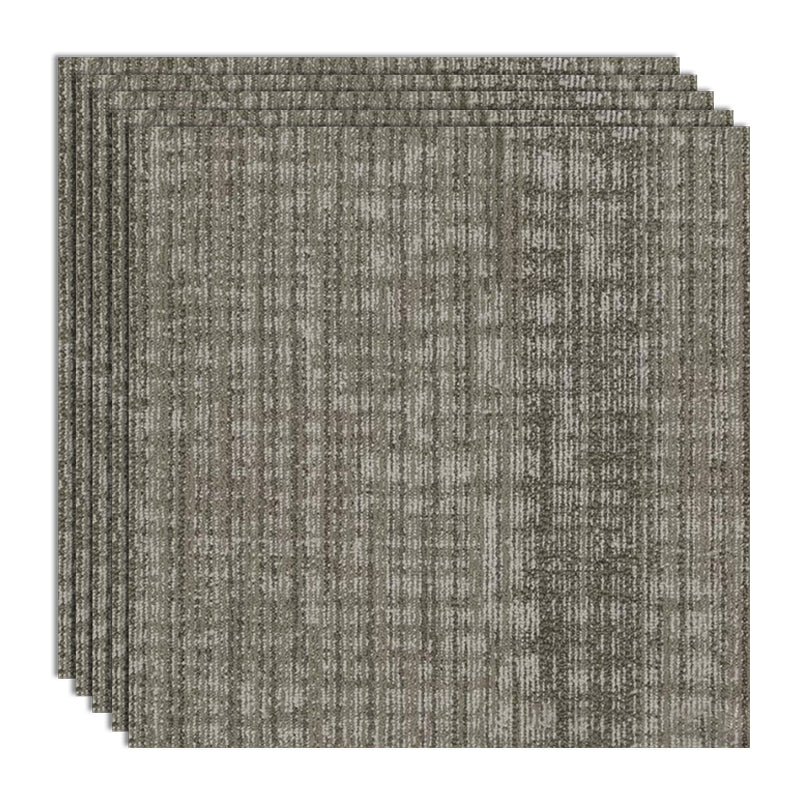 Carpet Tile Non-Skid Fade Resistant Geometry Loose Lay Dining Room Carpet Tiles