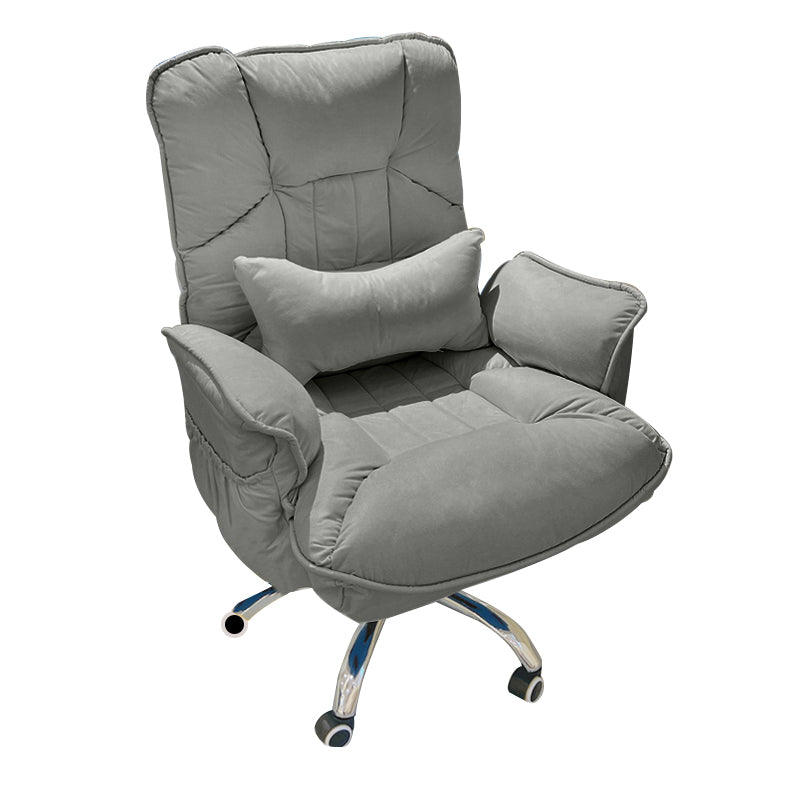 Modern Office Chair No Distressing Adjustable Seat Height Swivel Chair with Wheels