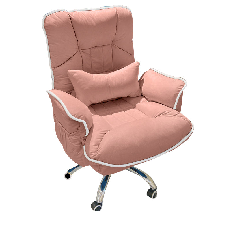 Modern Office Chair No Distressing Adjustable Seat Height Swivel Chair with Wheels