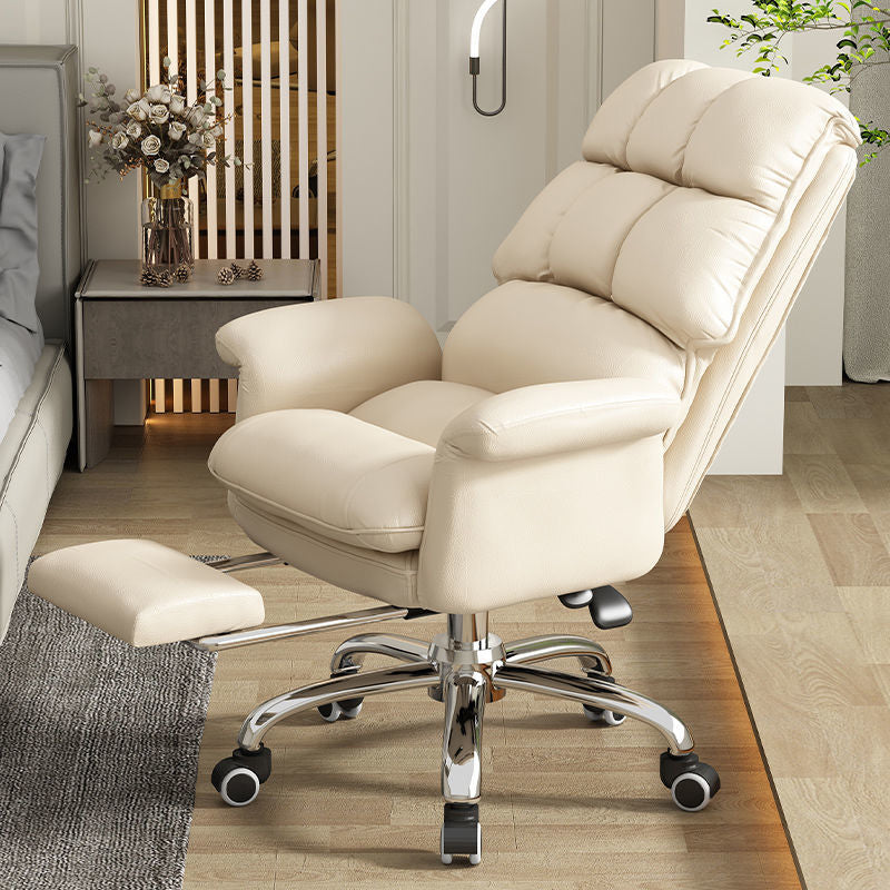 Faux Leather High Back Executive Chair Ergonomic Home Office Chair