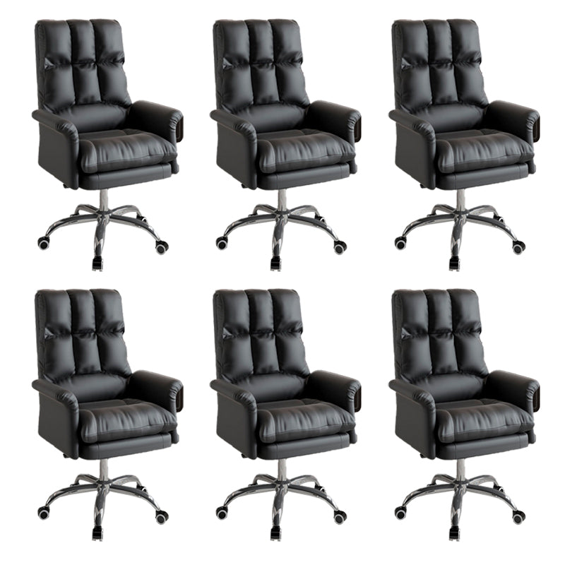 Faux Leather High Back Executive Chair Ergonomic Home Office Chair