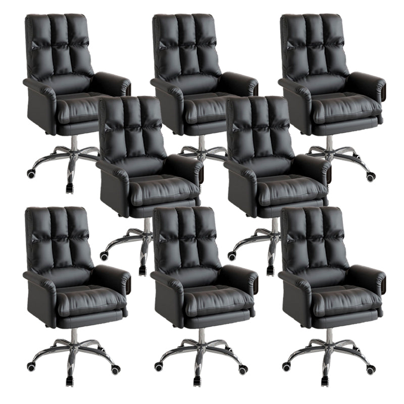 Faux Leather High Back Executive Chair Ergonomic Home Office Chair