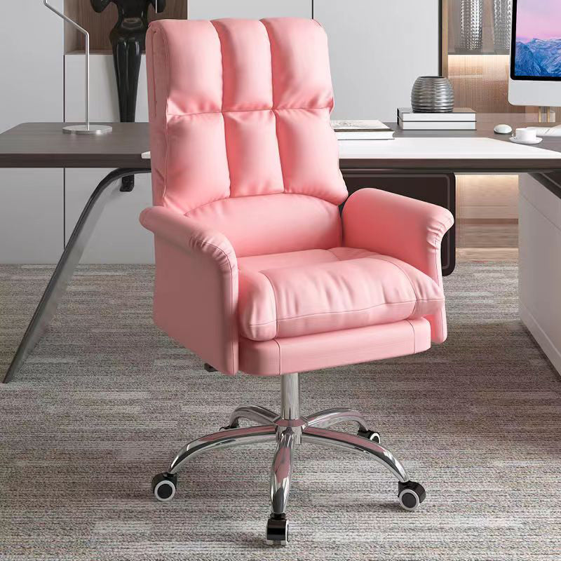 Faux Leather High Back Executive Chair Ergonomic Home Office Chair