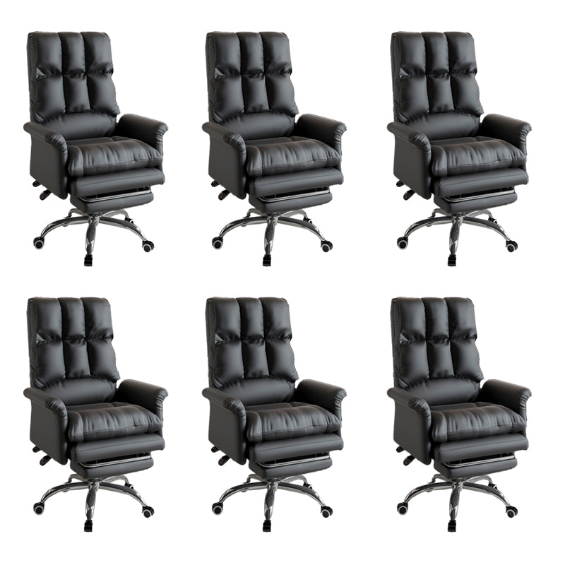 Faux Leather High Back Executive Chair Ergonomic Home Office Chair