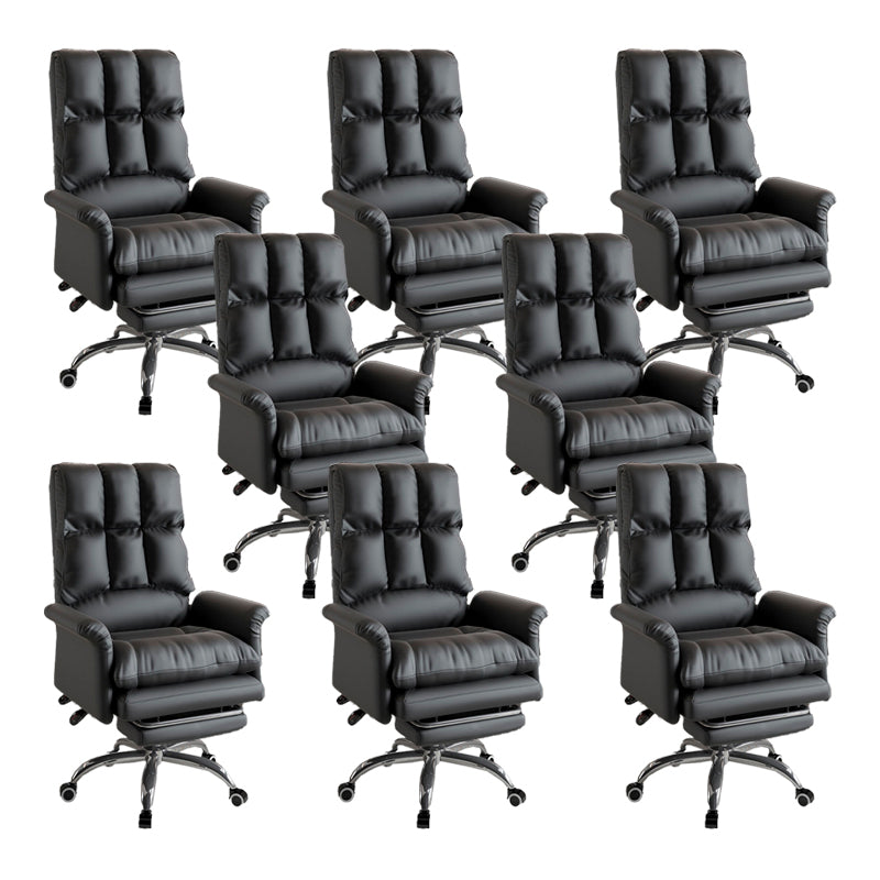 Faux Leather High Back Executive Chair Ergonomic Home Office Chair