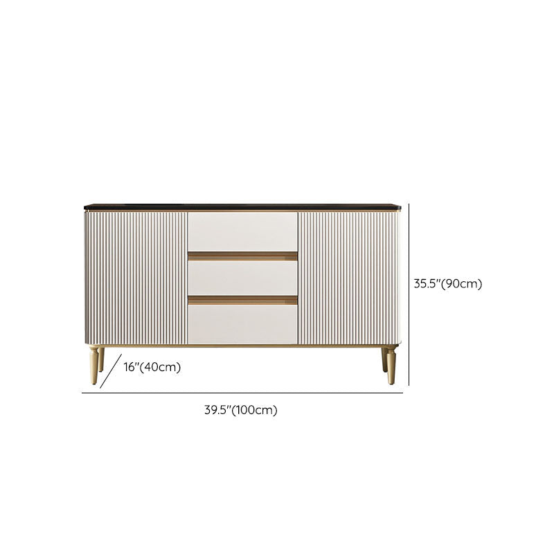 Glam 2 Door Sideboard Buffet Stand Cabinets Included for Living Room