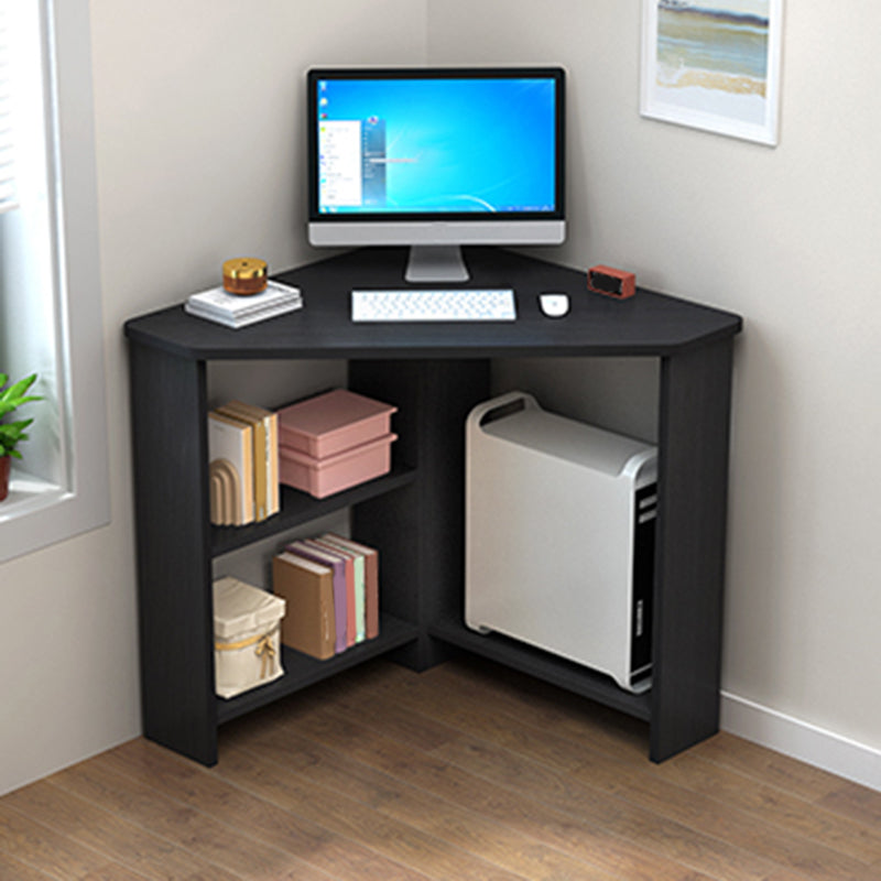 Modern Computer Desk Manufactured Wood Corner Writing Desk , 28.86 Inch H