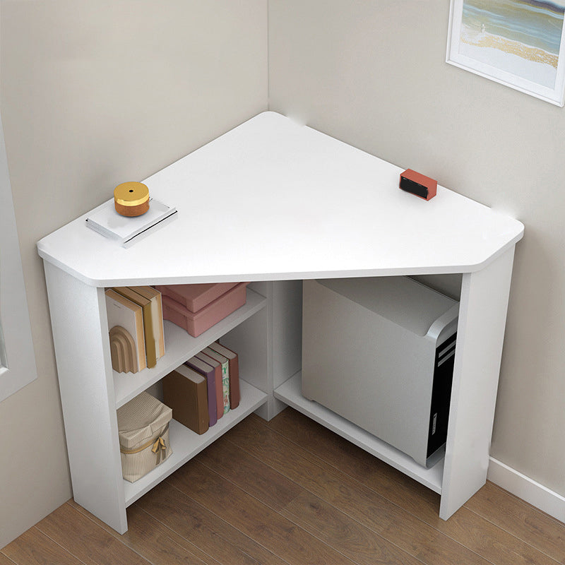 Modern Computer Desk Manufactured Wood Corner Writing Desk , 28.86 Inch H