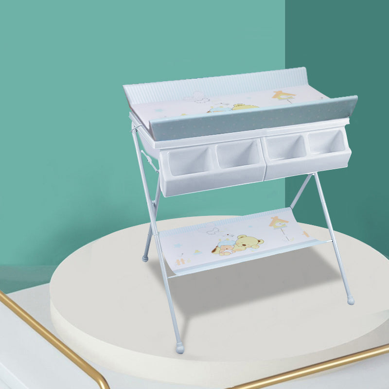 Modern Baby Changing Table Folding Changing Table with Bathtub