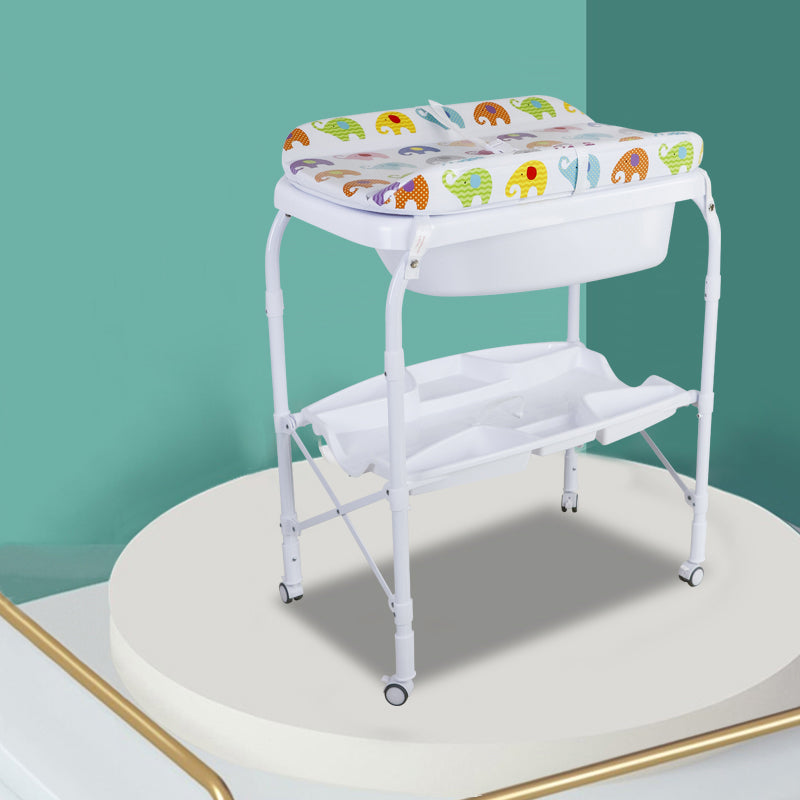 Modern Baby Changing Table Folding Changing Table with Bathtub