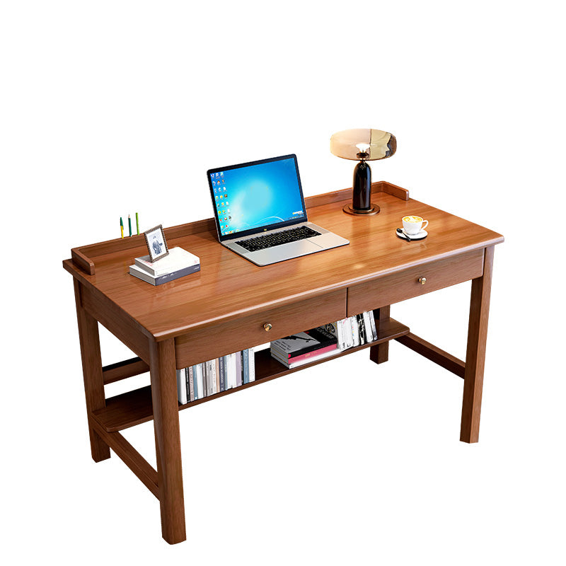 Writing Desk with Drawers Kids Desk 23.6" W Bedroom Solid Wood Kids Desk and Chair